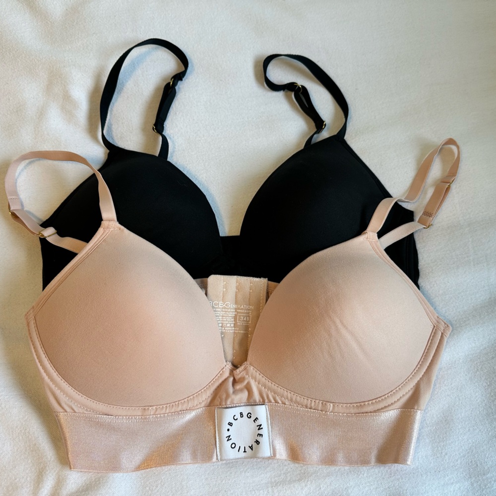 BCBGeneration 34B set of 2 bras